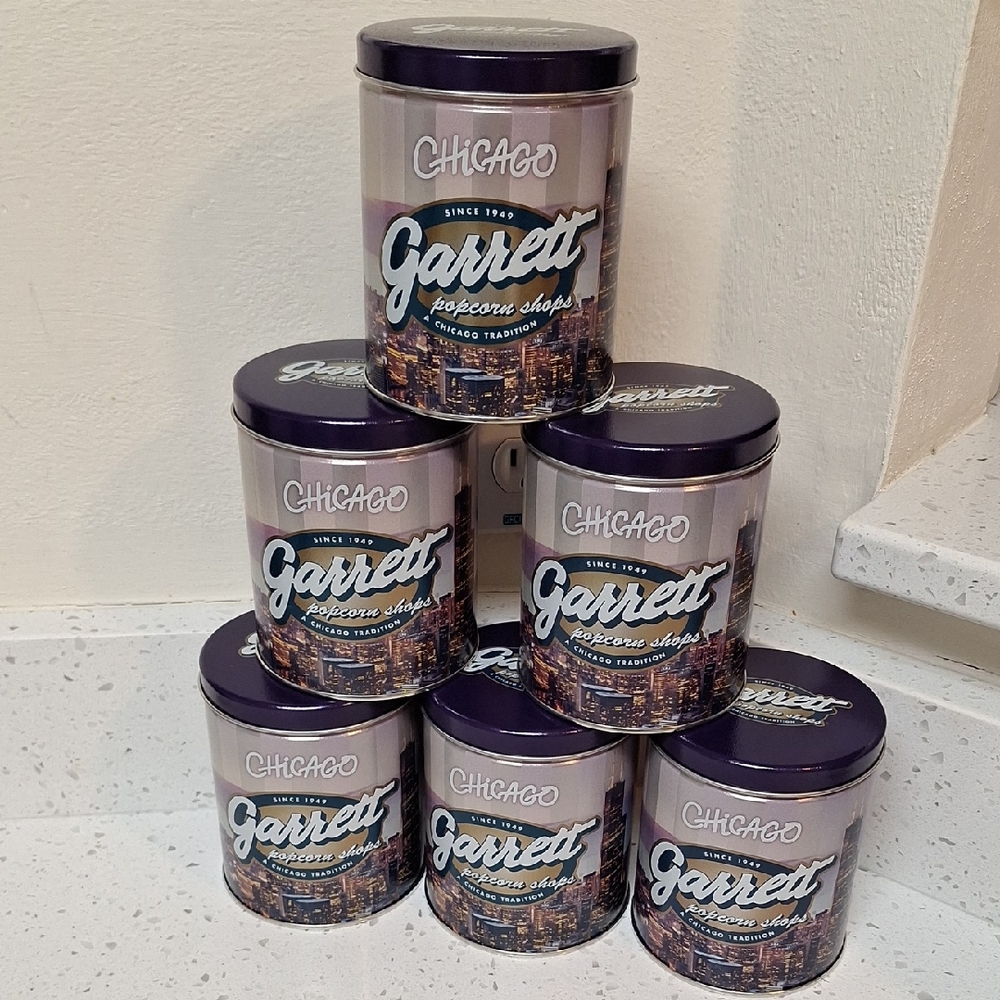 Garrett Popcorn Shops Collectible Tins